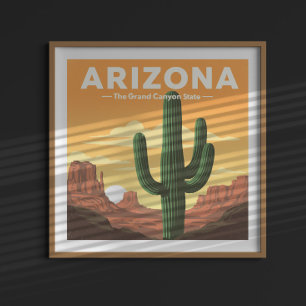 Vintage Arizona Poster