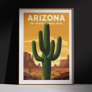 Vintage Arizona Poster