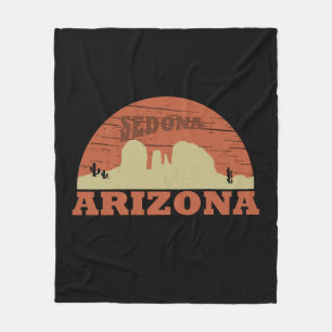Vintage Arizona Sedona Fleece Blanket