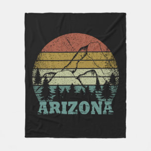 Vintage Arizona Sedona Fleece Blanket