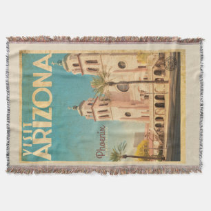 Vintage Arizona Throw Blanket