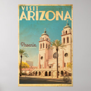 Vintage Arizona Travel Poster