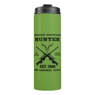 Vintage Arkansas Born Local Pride Outdoor Hunter Thermal Tumbler