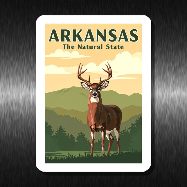 Vintage Arkansas Magnet (Creator Uploaded)