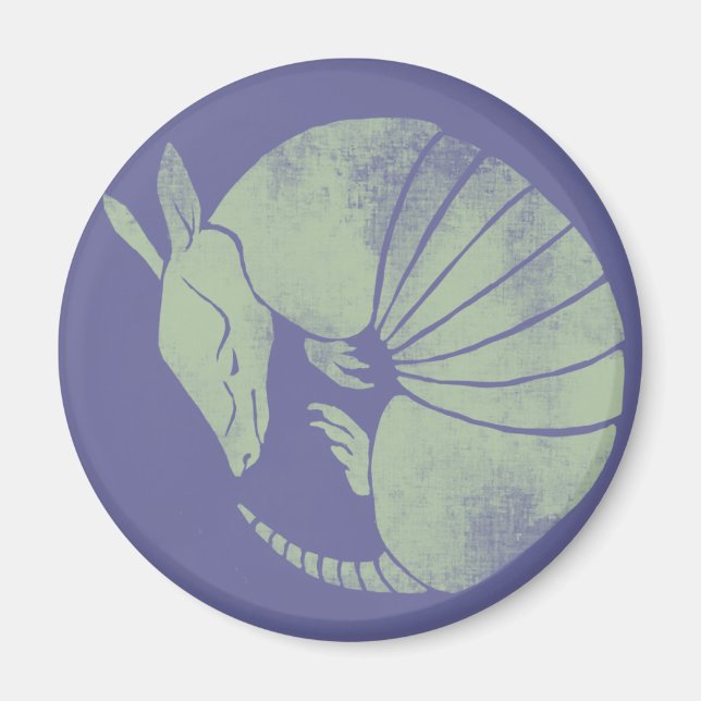 Vintage Armadillo Magnet (Front)