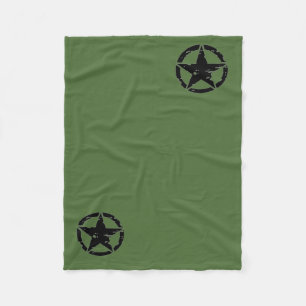 Vintage Army Star Blanket