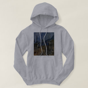 Vintage Army Tank And Logo, Mens Grey Hoodie