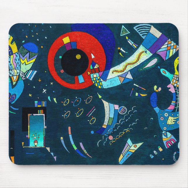 Vintage "Around the Circle" - Kandinsky Art Mouse Pad (Front)
