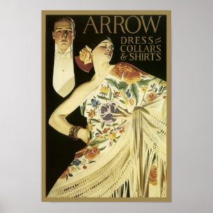 Vintage Arrow Shirt Poster