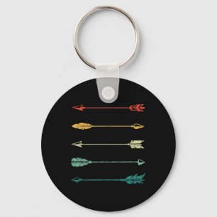 Vintage Arrow Traditional Archery Arrows Bow Hunti Key Ring