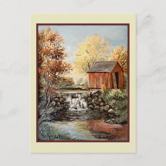 Vintage Art - B. Mitchell Postcard (Front)