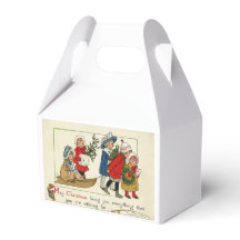 Vintage Art Christmas Gift Box