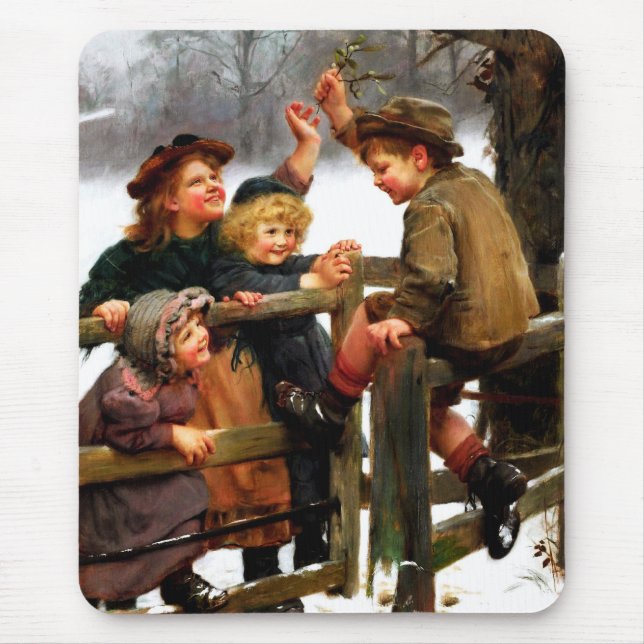 Vintage Art Christmas Gift  Mouse Pad (Front)