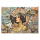 Vintage Art Deco 1920s Decoupage
