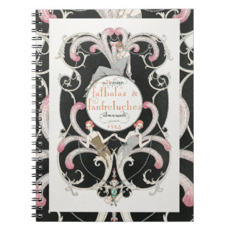Vintage Art Deco 1920s George Barbier Illustration Notebook