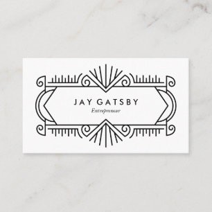Vintage Art Deco/Art Nouveau Business Card
