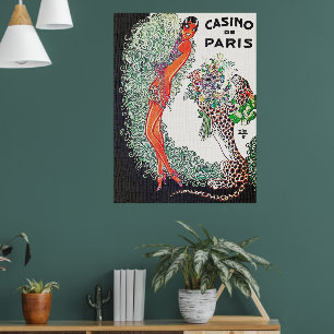 Vintage Art Deco Casino de Paris French Poster