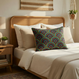 Vintage Art Deco Decorative Cushion