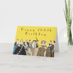 Vintage Art Deco, George Barbier 100th Birthday Card