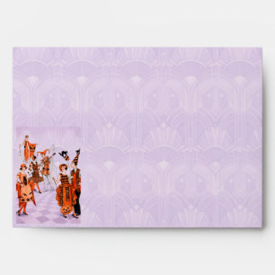 Vintage Art Deco Halloween 1920s Envelope