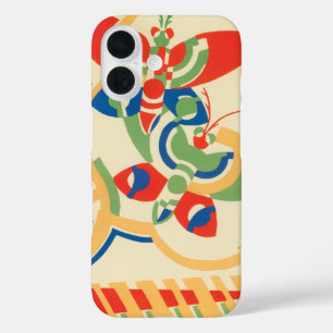Vintage Art Deco Jazz Pochoir Garden Butterflies iPhone 16 Case