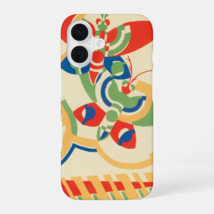 Vintage Art Deco Jazz Pochoir Garden Butterflies iPhone 16 Case