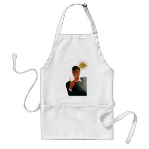 Vintage Art Deco Man, Cold Drinks in the Summer Standard Apron