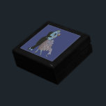Vintage Art Deco Newlyweds, Love Wedding Dance Gift Box<br><div class="desc">Created with a clear background so you can change the background colour to any hexcode colour, just click the "customise" button to change the colour. Vintage illustration romantic image featuring a man and a woman dressed in formal attire ballroom dancing in the moonlight; she is in an elegant wedding gown...</div>