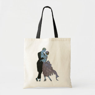 Vintage Art Deco Newlyweds, Love Wedding Dance Tote Bag