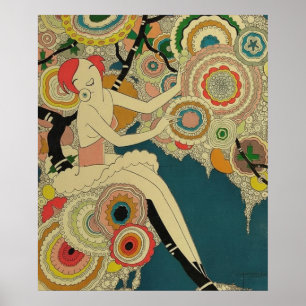 Vintage Art Deco - Para Todos - Psychedelic Poster