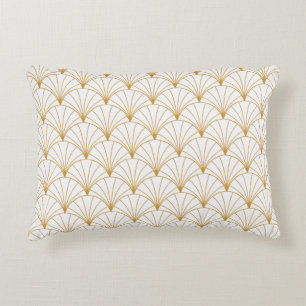 Vintage Art Deco Seamless Pattern. Geometric decor Decorative Cushion
