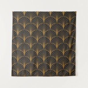 Vintage Art Deco Seamless Pattern. Geometric decor Tapestry