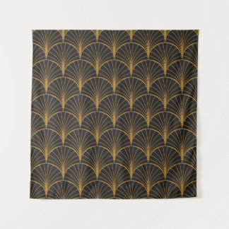 Vintage Art Deco Seamless Pattern. Geometric decor Tapestry