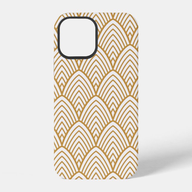 Vintage art deco seamlesspattern iPhone case (Back)