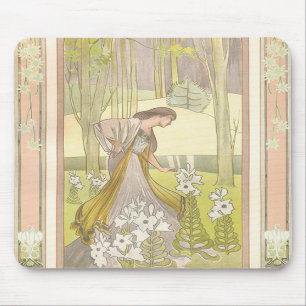 Vintage Art Deco Style Mousepad