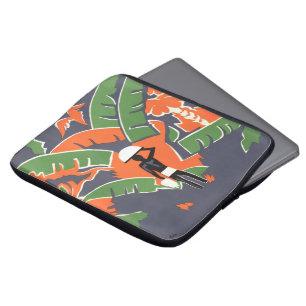 Vintage Art Deco Travel, Native in African Jungle Laptop Sleeve