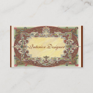 Vintage, Art Deco, Victorian, Business Card