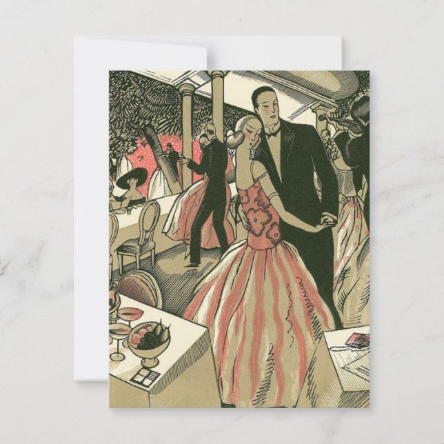 Vintage Art Deco Wedding, Newlyweds First Dance (Front)