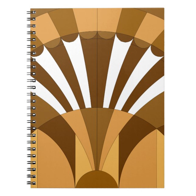 Vintage art decor pattern notebook (Front)