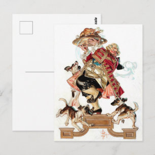 Vintage Art Humourous Thanksgiving Postcards