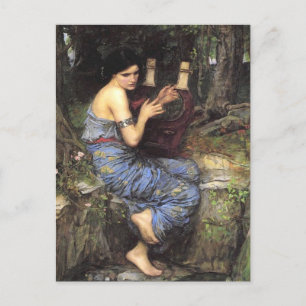 Vintage Art John William Waterhouse  The Charmer Postcard