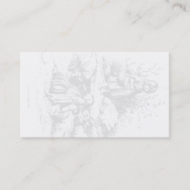 Vintage Art Little Brook Business card watermark (Front)