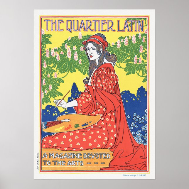 Vintage Art Magazine Cover Poster (Front)