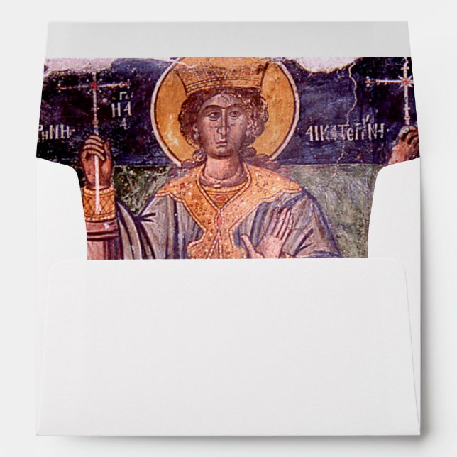 Vintage Art Mosaic Envelope (Back (Bottom))