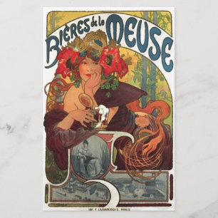 Vintage Art Nouveau Alphonse Mucha