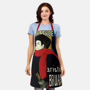 Vintage Art Nouveau Ambassadeurs, Toulouse Lautrec Apron