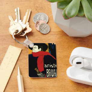 Vintage Art Nouveau Ambassadeurs, Toulouse Lautrec Key Ring
