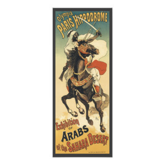 Vintage Art Nouveau, Arabs of the Sahara Desert Photo Print