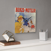 Vintage Art Nouveau, Benzo Moteur by Jules Cheret
