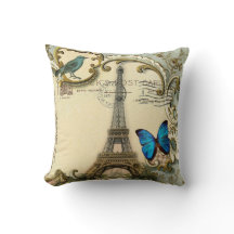vintage art nouveau blue swirls paris eiffel tower